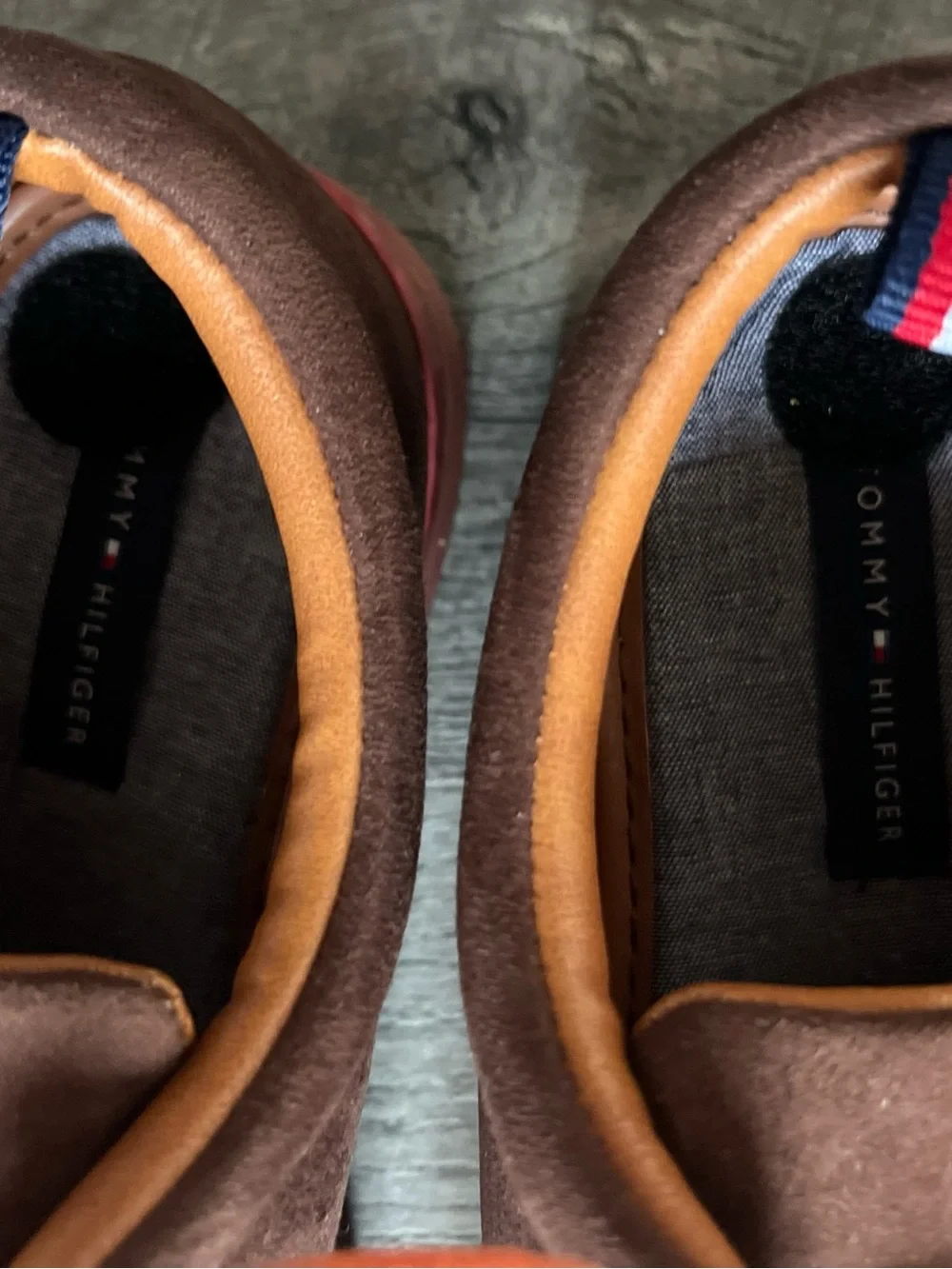 Tommy Hilfiger Brown Suede Chukka with Orange Laces